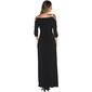 Plus Size MSK Rhinestone Ladder Trim Sleeve Shift Gown - image 2
