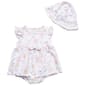 Baby Girl (NB-9M) Adley & Hudson(R) Beach Bodysuit Dress w/ Hat - image 1