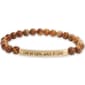Beautiful Blessings Beaded Stretch Bracelet with Gold Faith Bar - image 1