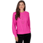Plus Size Ruby Rd. Mysterious Romance Color Pop Cozy Cable Knit - image 1