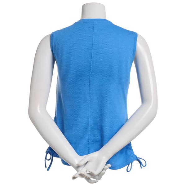 Womens RBX Solid Bubble Mesh Muscle Tank Top