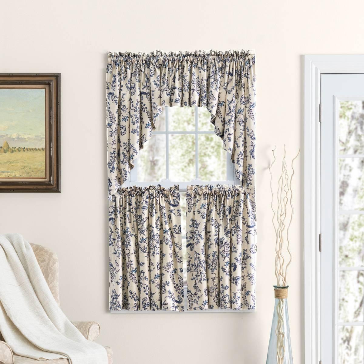 Ricardo® Waverly Gardens Rod Pocket Swag Pair - 84x36