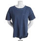Womens Architect&#174; Cap Sleeve Pigment Dyed One Pocket Tee - image 6