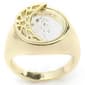 Ashley Cooper(tm) Gold Crescent Moon Shaker Ring - image 1