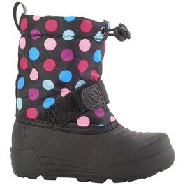 Little Girls Northside Frosty Snow Boots - Pink/Blue