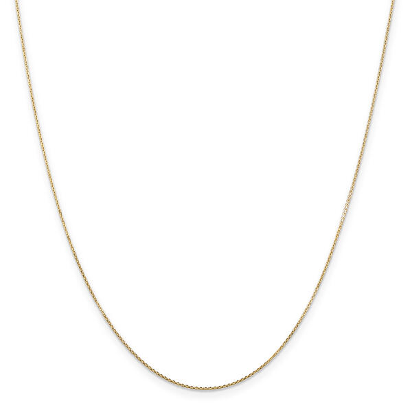 Gold Classics&#40;tm&#41; .80mm. 14k Diamond Cut Cable Chain Necklace - image 
