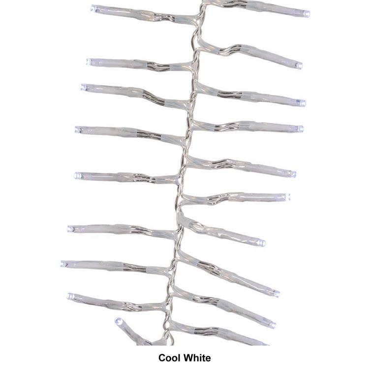 Kurt S. Adler 32.8ft. White LED Cluster Garland Lights