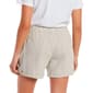 Womens Per Se Solid Drawstring Tie Linen Shorts - image 2
