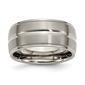 Mens Endless Affection&#40;tm&#41; 10mm Grooved Edge Wedding Band - image 1
