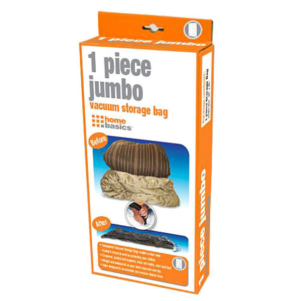 Home Basics 1 Piece Jumbo Vacuum Storage Bag - image 