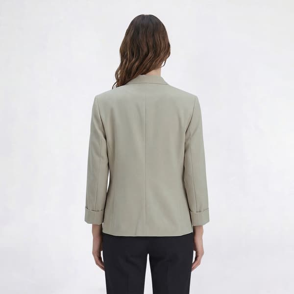 Womens Kasper 3/4 Cuff Sleeve Open Front Callie Blazer