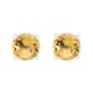 Marsala 6mm Round Genuine Citrine Post Earrings - image 1