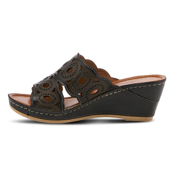 Womens Spring Step Labarnas Slide Wedge Sandals
