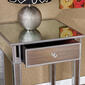 Southern Enterprises Mirage Mirrored Accent Table - image 2