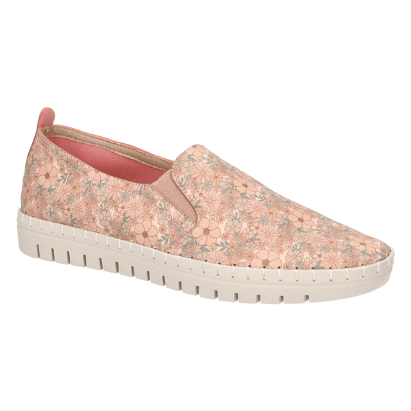 Womens Easy Street Fresh Floral Slip-On Fashion Sneaker - image 