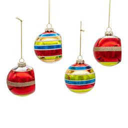 Kurt Adler 4pc. Early Years Glass Ornaments Set