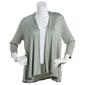 Womens Notations 3/4 Sleeve Solid Basic Knit Cardigan - image 1