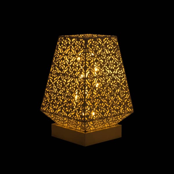 Alpine Tabletop Lamp w/ Chain Style Filament LED Lights