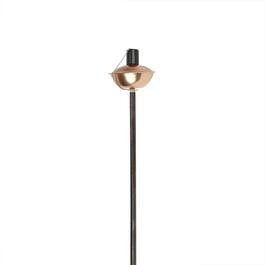 DAK 42in. Shiny Sleek Copper Oil Lamp Outdoor Patio Torch