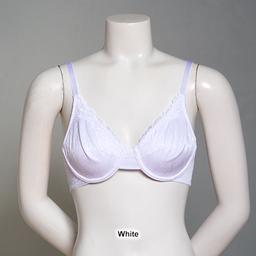 Womens Ellen Tracy Lace Trim Jacquard Bras 6409