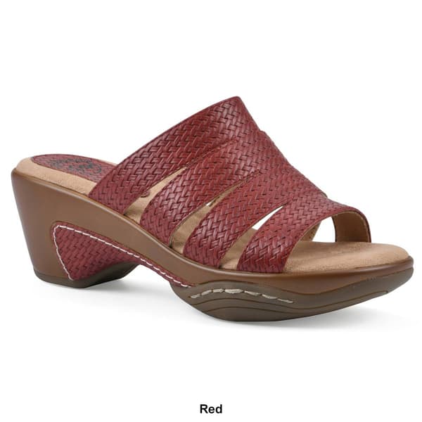 Womens White Mountain Valora Slide Sandals