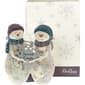 Pavilion Birch Hearts 4.5in. Snow Couple Holding a Snowflake - image 1