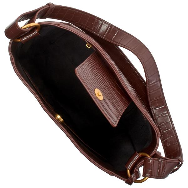 Tahari Leland Crocodile Shoulder Bag