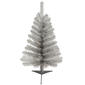 Puleo International 3ft. Silver Tinsel Christmas Tree - image 1
