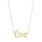 Gold Classics(tm) 14kt. Yellow Gold Love Cable Chain Necklace - image 1