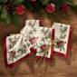 Villeroy & Boch Winter Bows & Garland Napkins - Set of 4 - image 2