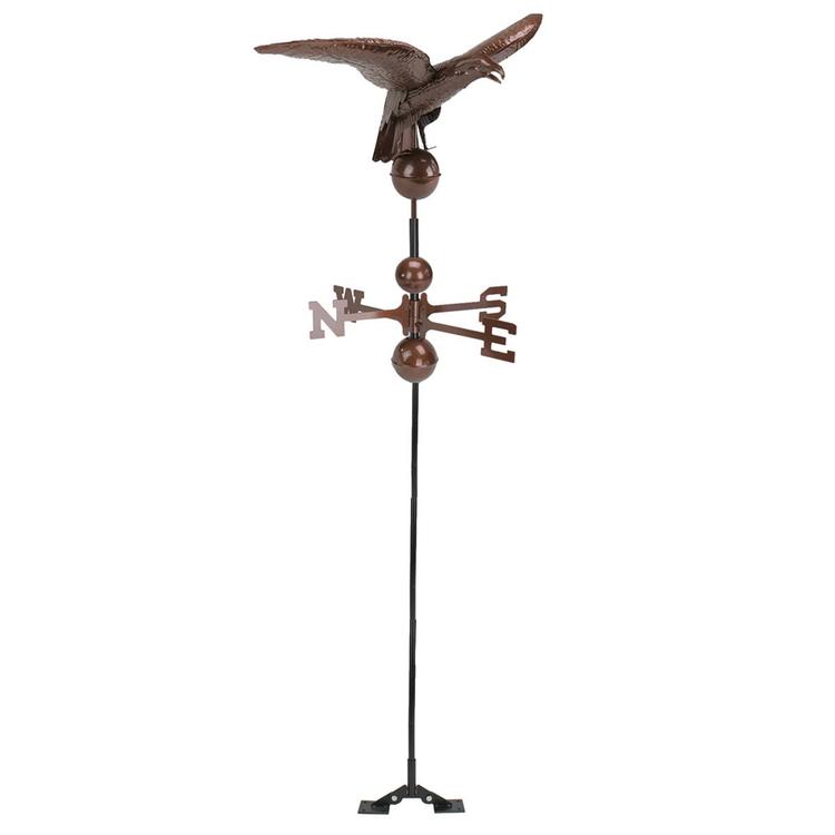 DAK 36in. Polished Eagle Outdoor Garden Weathervane