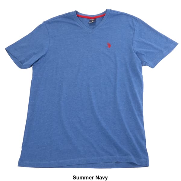 Mens U.S. Polo Assn.&#174; V-Neck Solid Tee