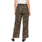 Womens Chloe & Jasmine Wide Leg Abstract Leaf Tie Front Pants - image 2