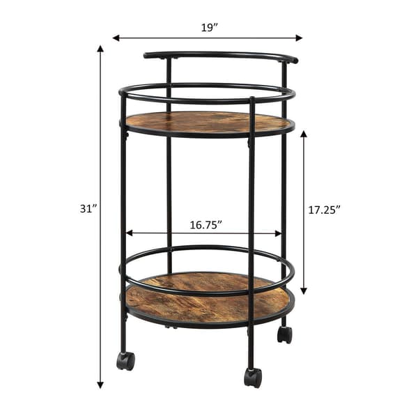 Convenience Concepts Designs2Go Charlie Serving Bar Cart
