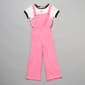 Girls &#40;7-12&#41; Dream Girl 2pc. Rib Jumpsuit w/Rhinestone Heart Top - image 1