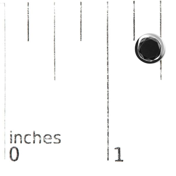 Haus of Brilliance Silver 1 1/2ctw. Black Diamond Stud Earrings