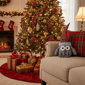 Northlight Plush Owl with Plaid Hat Christmas Figure - image 2