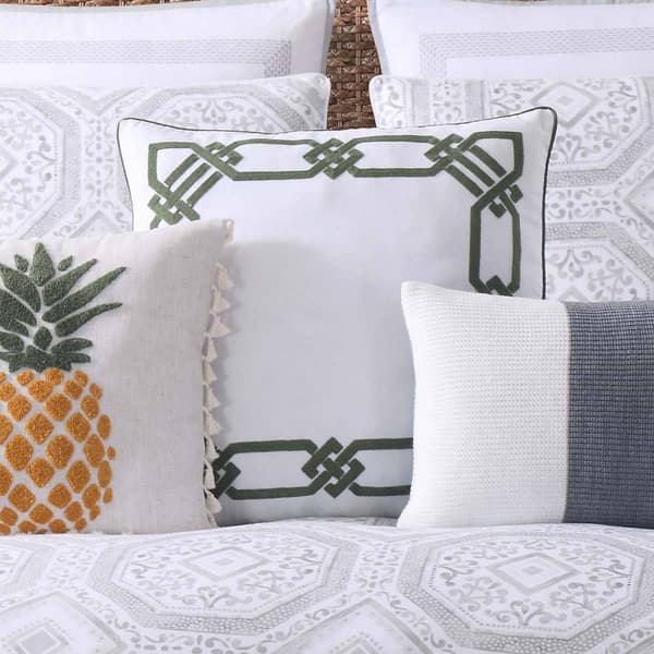 Oceanfront Resort Sunwashed Isle Square Decorative Pillow - 20x20