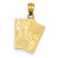 Gold Classics&#40;tm&#41; 14k. Ace of Hearts & Spades Pendant - image 1