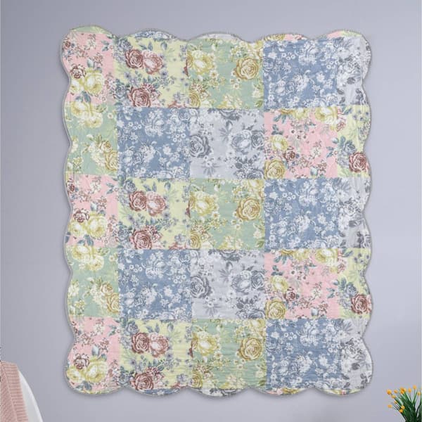 Greenland Home Fashions&#8482; Emma Vintage Reversible Quilted Throw