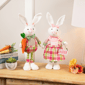 Northlight Bunny Rabbit Figurines with Easter Sign - Set of 2 - image 1