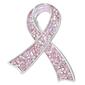 Napier Silver-Tone & Pink Breast Cancer Pin - image 1
