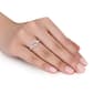 Gemstone Classics&#8482; 10kt. Rose Gold & Morganite Halo Ring - image 4