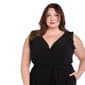 Plus Size R&M Richards Solid Tie Waist Jumpsuit - image 4