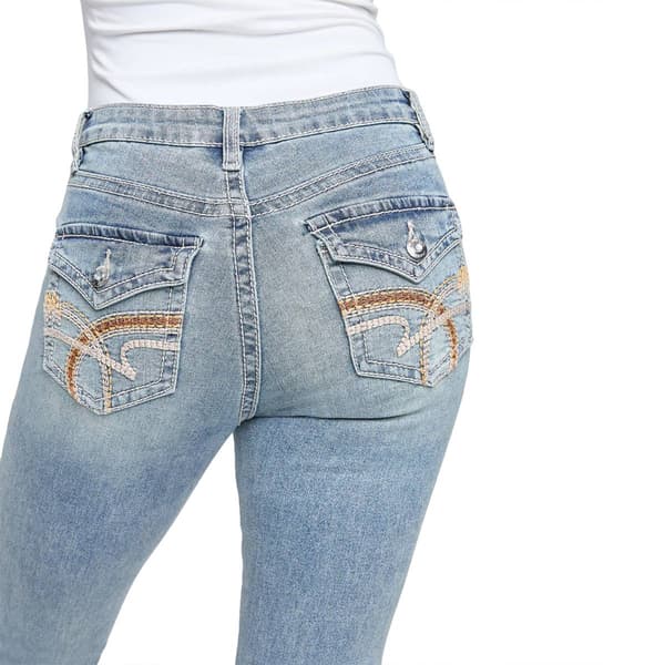 【Anyone more】[A/M] Living Back Pocket Bootcut Training PT Juniors YMI® Back Pocket Embroidered Bootcut Jeans - Boscov's