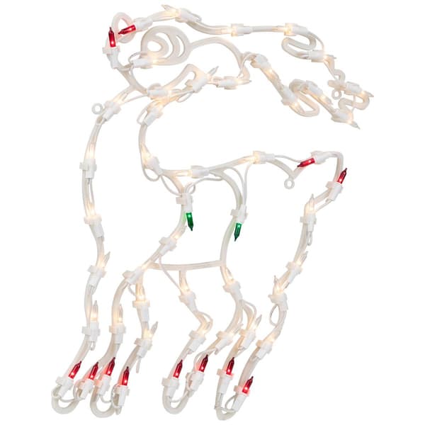 Northlight Seasonal 18in. Double Sided Reindeer Window Silhouette