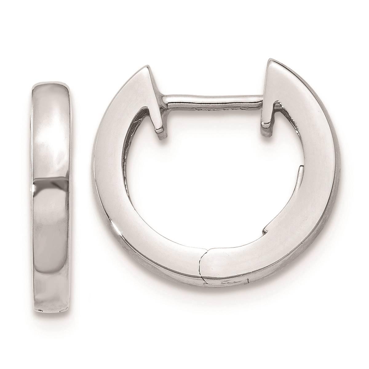 Gold Classics™ 14kt. White Gold Hinged Hoop Earrings