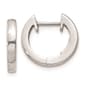 Gold Classics&#40;tm&#41; 14kt. White Gold Hinged Hoop Earrings - image 1