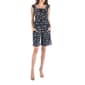 Womens 24/7 Comfort Apparel Basket Print Romper - image 1