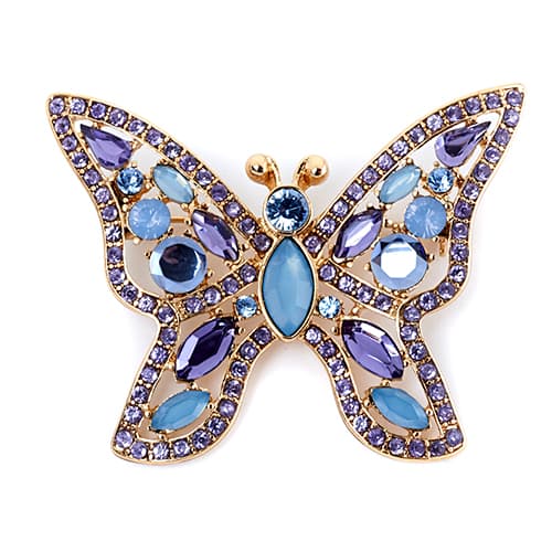 Napier Boxed Butterfly Pin - image 